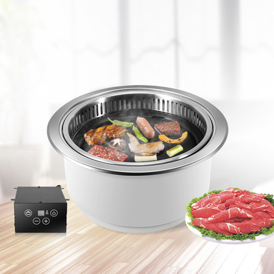 commercial Electric oven barbecue grill Restaurant smokeless Electric hotplate Barbecue plate Korean Grill pan Grill Barbecue machine