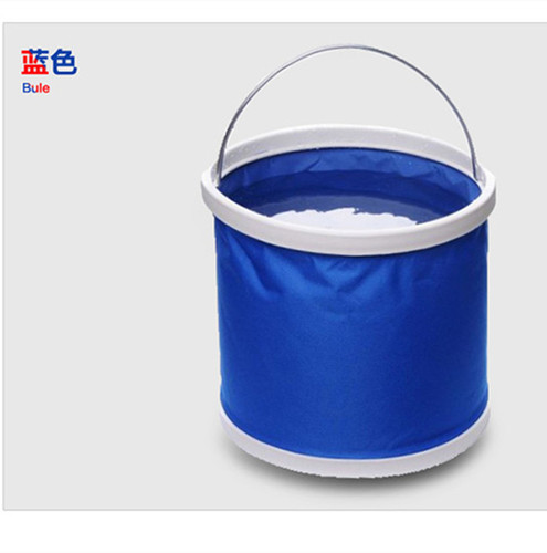 Wash Car Bucket with Foldable Car Telescopic Outdoor Fishing Bucket Car Water Bucket Automotive Supplies Supermarket Foldable Bucket