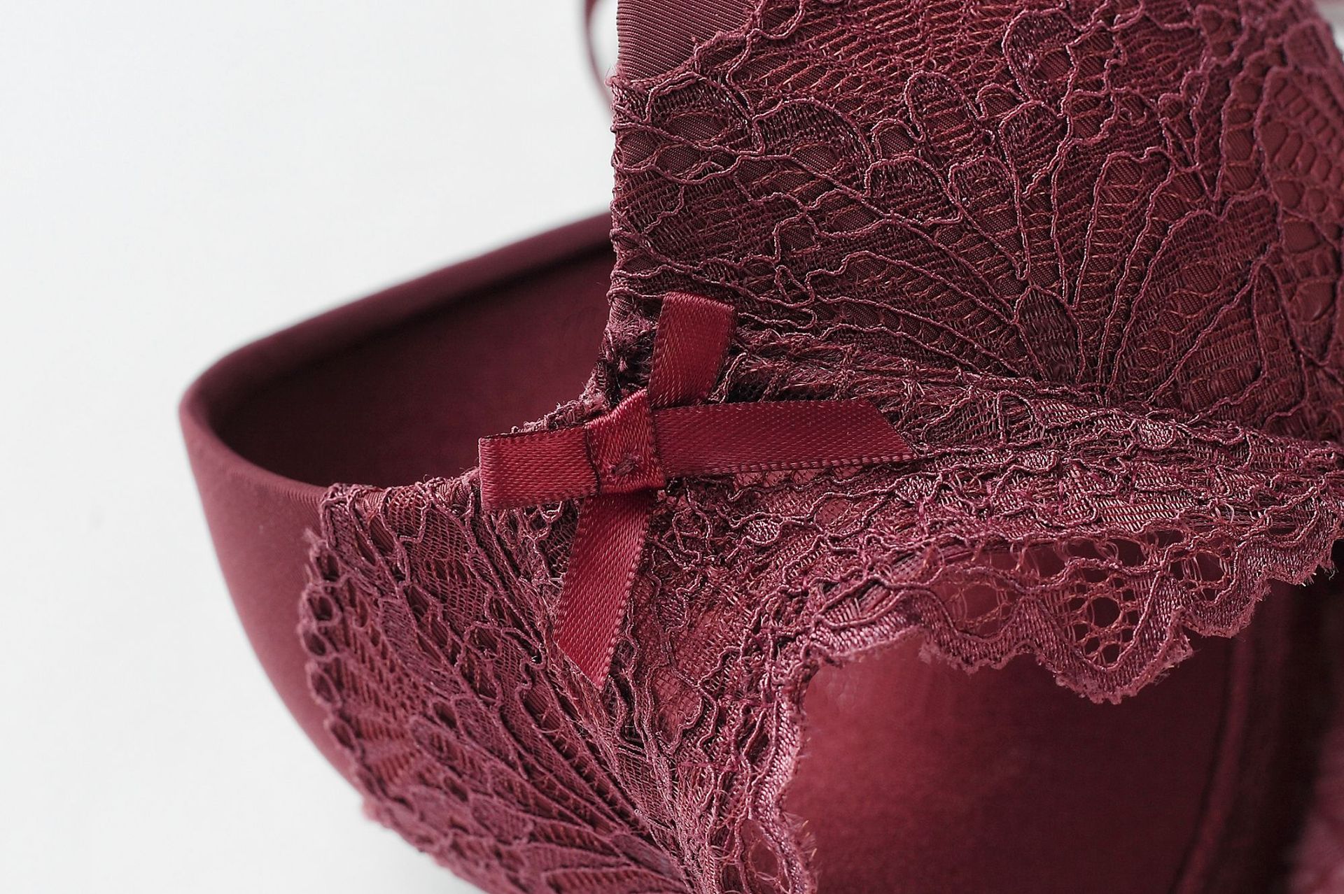 Ensemble de soutien-gorge en dentelle pour filles, sous-vêtements épais, Sexy, pour femmes, 1708_voghion.com