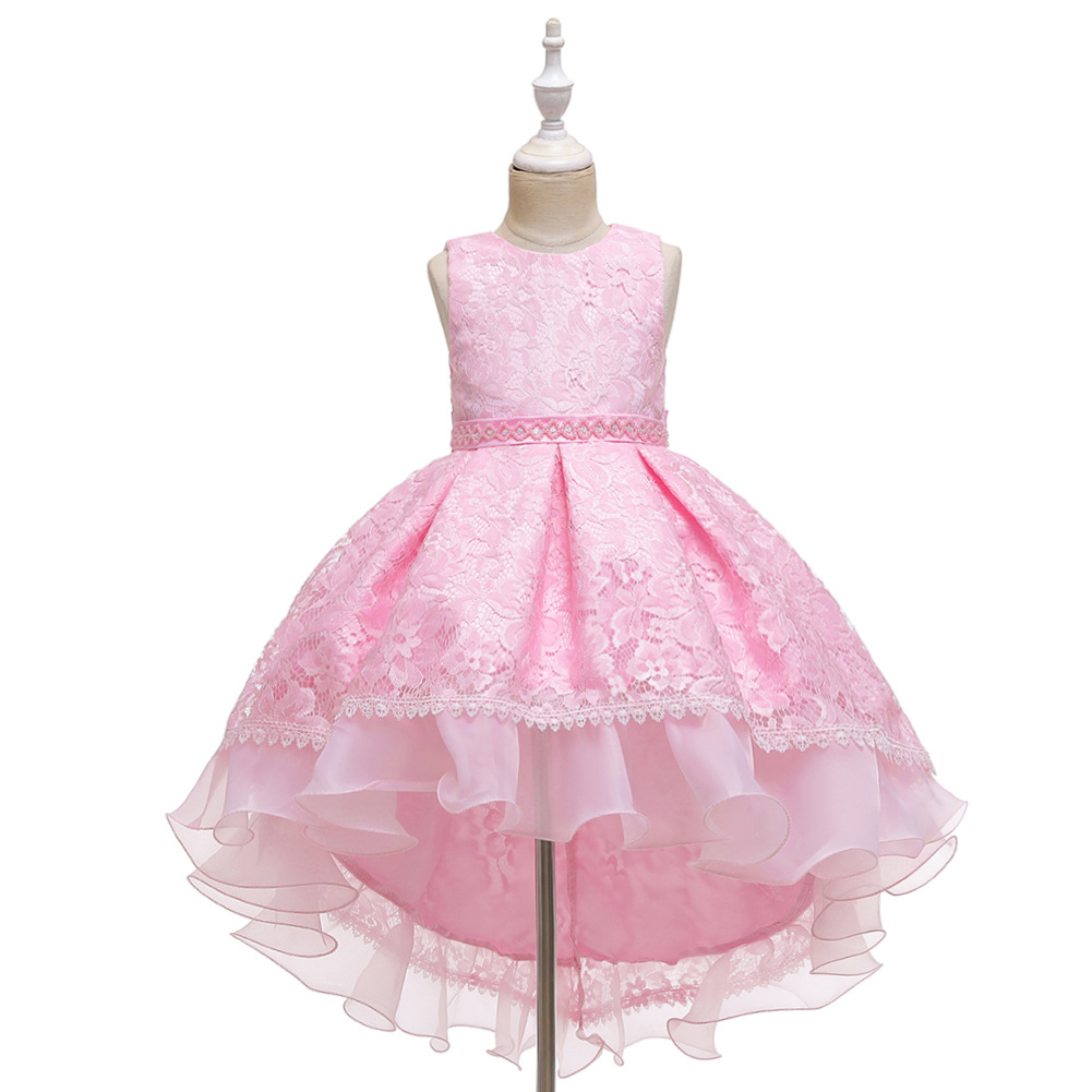 2022 Grenz Überschreiten Der Heißer Stil Kinder Schlepp Kleid Kleid Mädchen Kleid Abendkleid Blumen Mädchen Hochzeits Kleid Kinder display picture 16