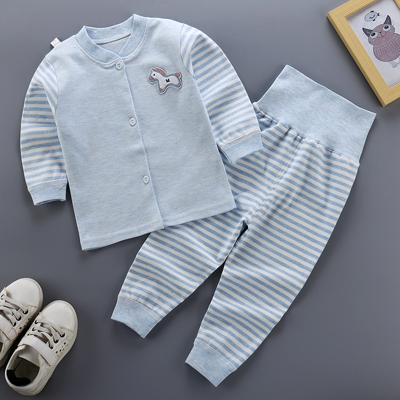 腰彩棉-蓝色小马