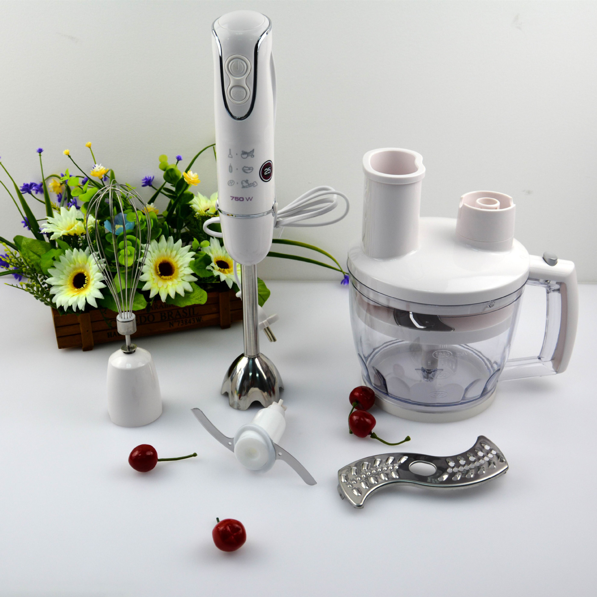 공장 다이렉트 키친 다기능 가정용 휴대용 믹서기 조리기 계란 비터 스테인레스 스틸 과즙 기