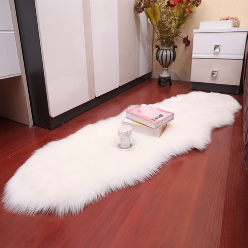 One-stop service plush carpet bedside mat full cover living room coffee table sofa pad imitation wool window decoration 