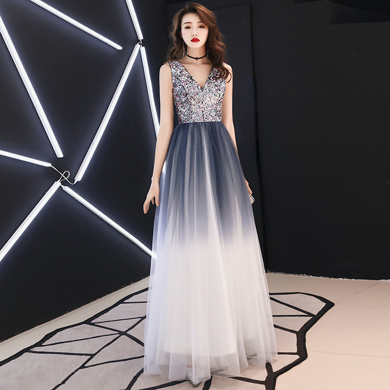 Sexy long spring evening dress
