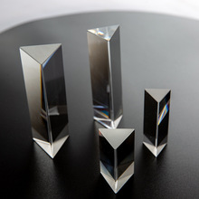 厂家批发K9光学玻璃水晶正三角条棱镜教学多棱柱工艺品支持定制