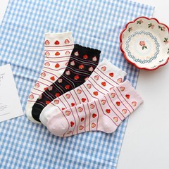 19th New Japanese Style Pile Socks, Cake Strawberry Socks, Cute Girl Bubble Mouth Tube Socks, Lolita