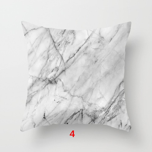Cross-border design marble pillow pillow case simple modern model room Nordic living room pillow case