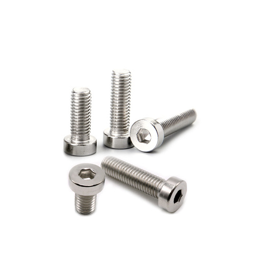 304 stainless steel thin head hexagonal short head hexagonal screw short head bolt M3 M4 M5M6M8M10M12