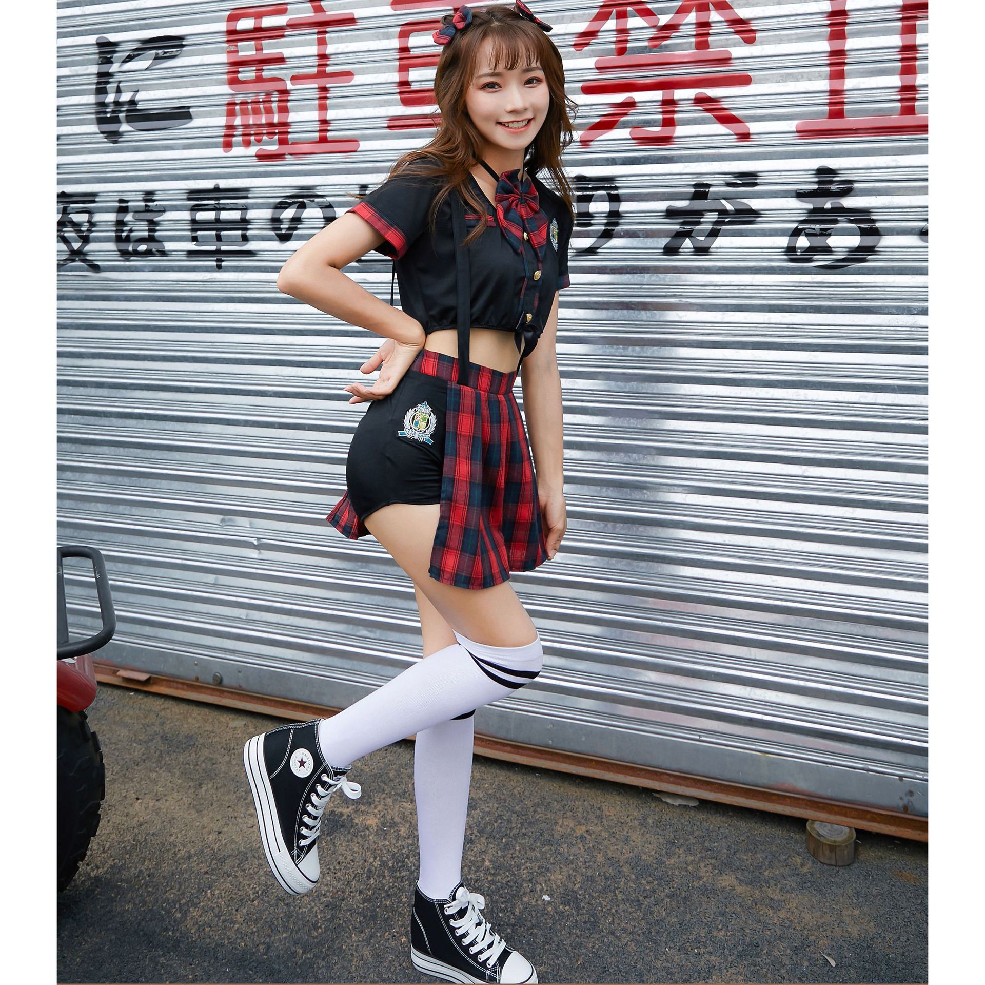 women s school uniform cheerleading costume nihaostyles wholesale clothing NSMRP79082