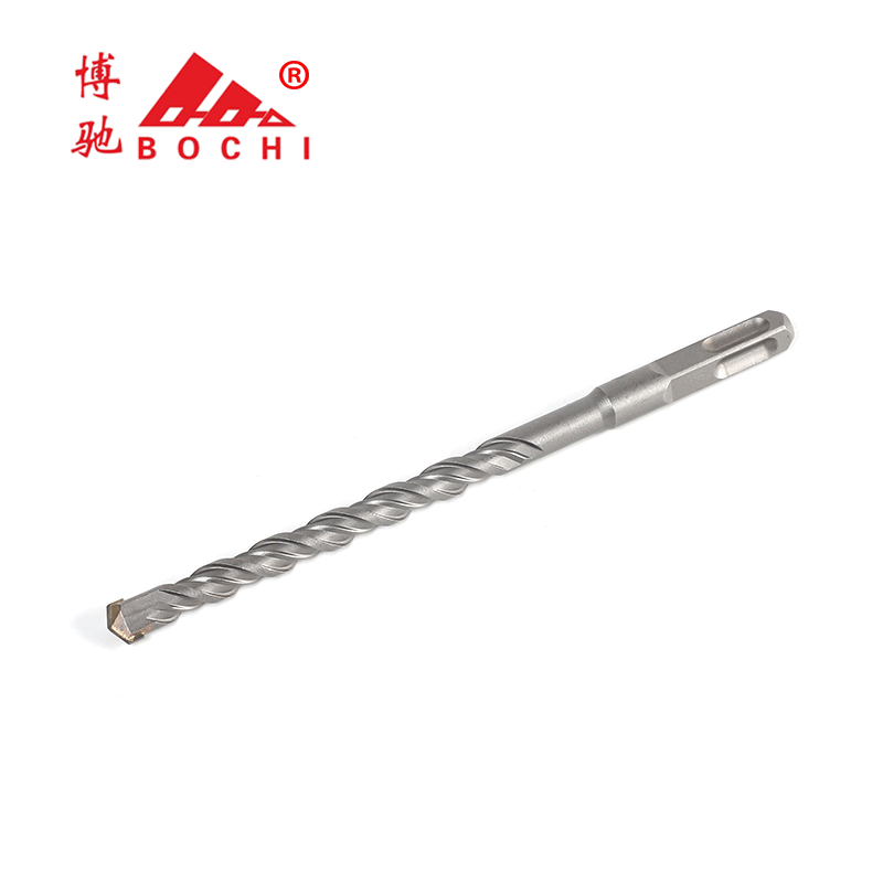 方柄一字电锤钻头墙壁开孔冲击钻头混凝土过墙两坑两槽打孔钻头