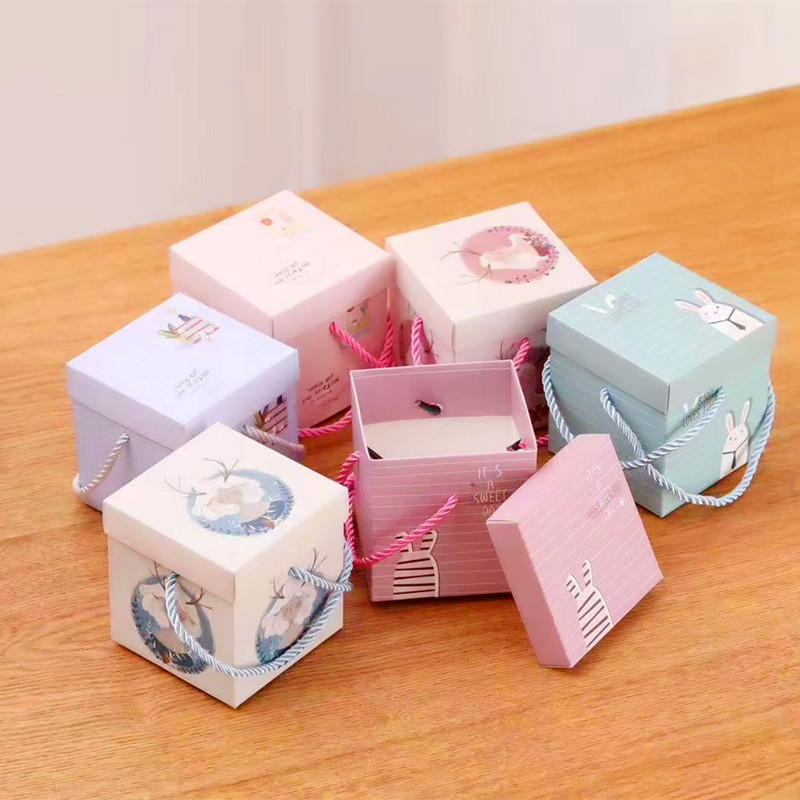 平安夜苹果盒创意手提礼品盒圣诞节礼物袋平安果包装纸盒子圣诞果