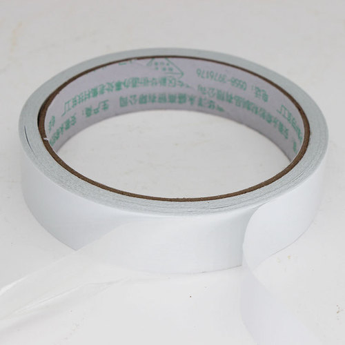 Ultra-thin double-sided adhesive student craft double-sided tape for fixing semi-transparent office supplies wholesale easy-tear wide double-sided cotton paper