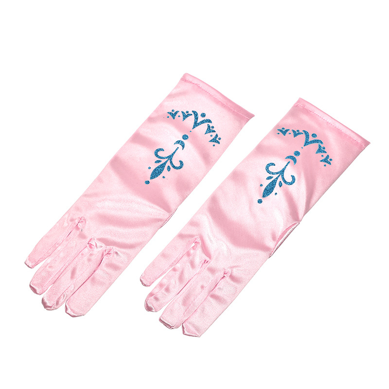 婚庆产品厂家直供新款多色手套冰雪奇缘儿童舞台演出五指手套服装配饰批发详情图12