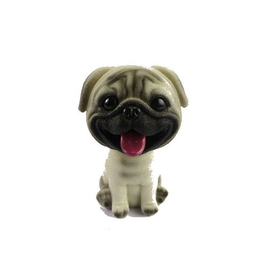 Simulation bobblehead dog pendulum decoration craft cake ornaments creative resin home soft decoration boutique birthday gift