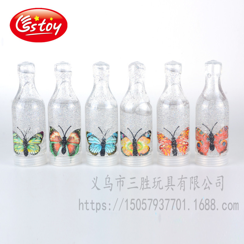 Small wine bottle Butterfly Cr