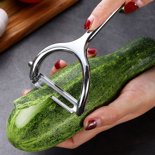 Multi-purpose household manual fruit peeler zinc alloy all-steel scraper planer fruit knife running street stalls