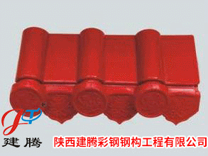 厂家批发树脂瓦配件 滴水檐吊檐瓦檐 仿古树脂瓦 树脂瓦屋顶瓦