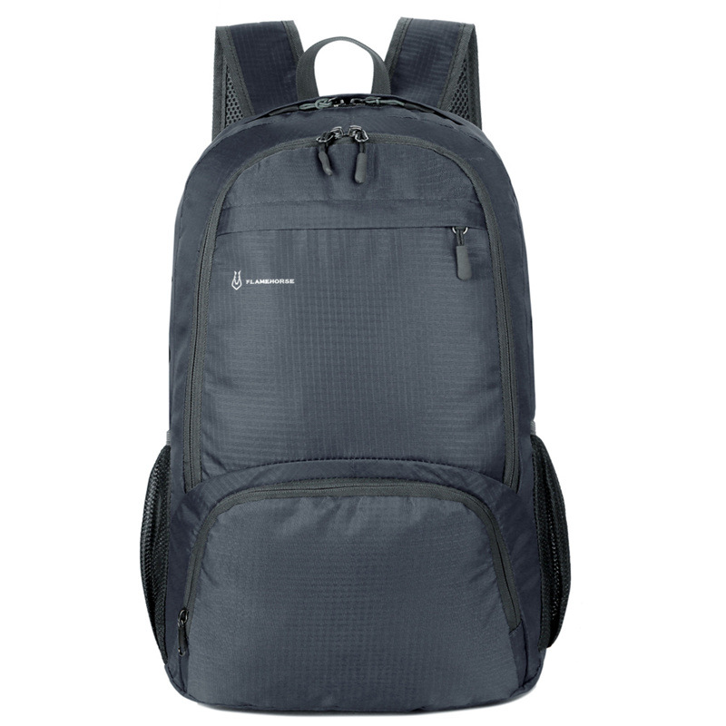 Bolsa plegable directa de fábrica impermeable moda deportes hombres y mujeres mochila al aire libre montañismo bolsa de almacenamiento de una sola pieza entrega