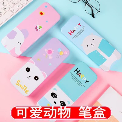 Pencil case for pencils, universal tin box, stationery