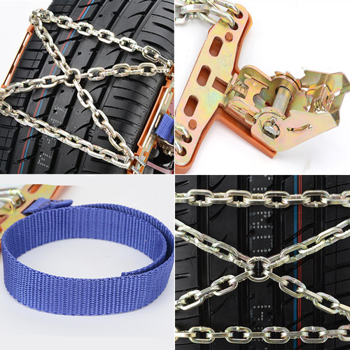 Car tire anti-skid chain, car SUV universal emergency chain, snow and mud manganese steel anti-skid chain, vehicle supplies