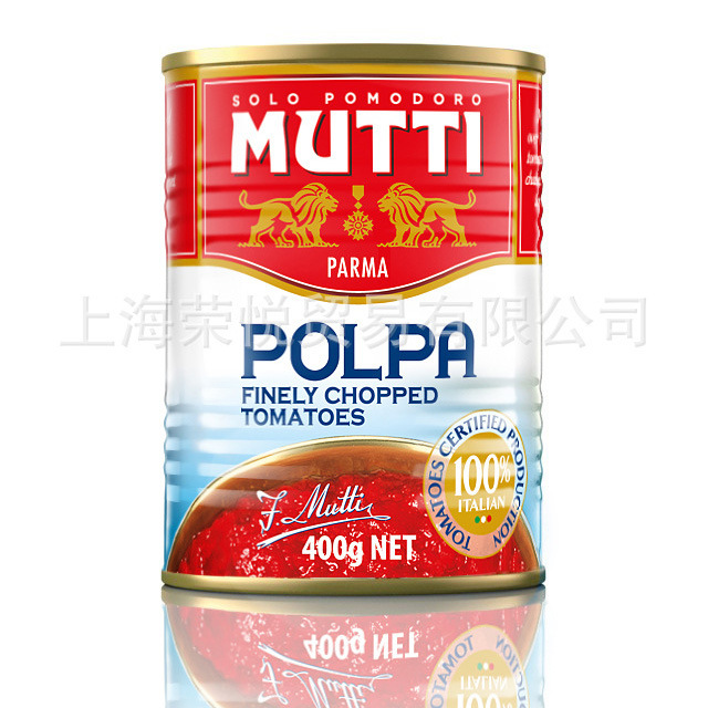 wholesale Italy Imported Muti Chopped tomato 400 Italian sauce household Pizza Sauce breakfast partner