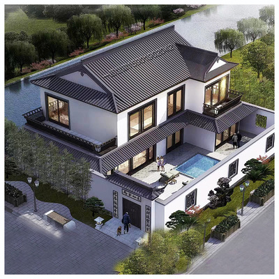 Fabricated Light steel villa construction rural Legend construction move House construction villa construction team