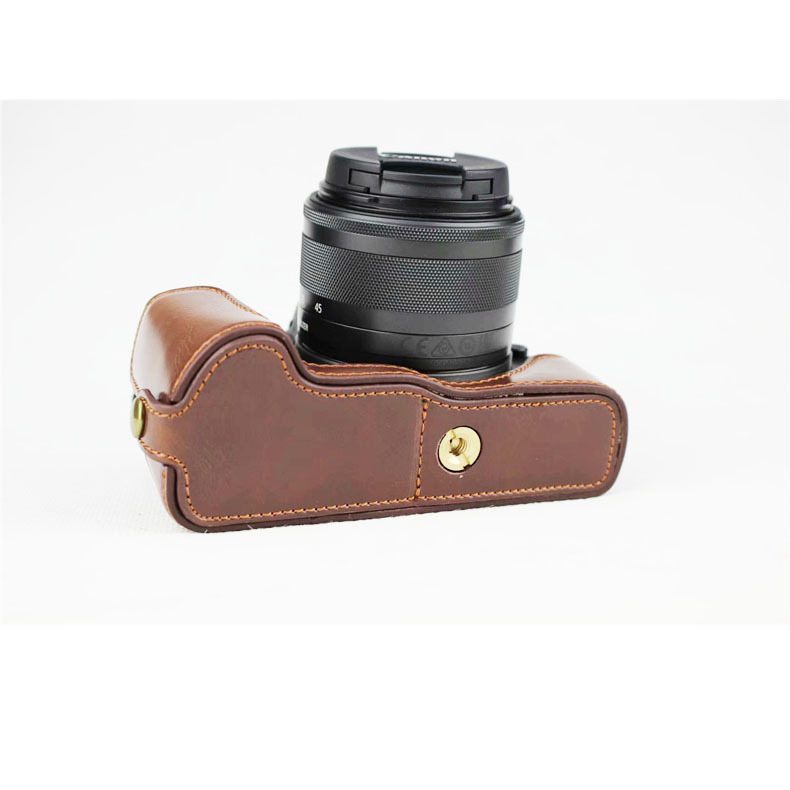 캐논 EOS M50 MARKII 마이크로 단일 카메라 가방 M50 가죽 케이스베이스 M50 2 보호 케이스 하프 세트에 적합