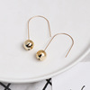 Fashionable universal earrings, accessory, simple and elegant design, internet celebrity