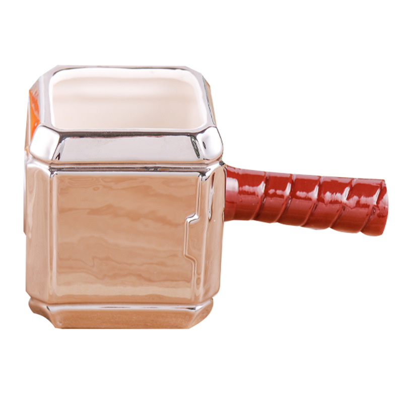 个性陶瓷马克杯复仇者联盟雷神之锤陶瓷杯3D大容量水杯新奇特杯子