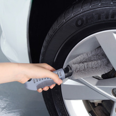 Car tire brush wheel hub brush car wash tool for cleaning and washing squeegee magic specialized strong decontamination brush