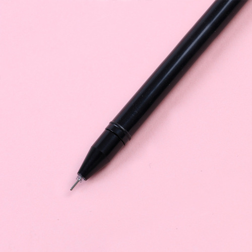 Korean Creative Learning Office Stationery Black Water Pen Signature Pen Cute Creative Colorful Planet Gel Pen