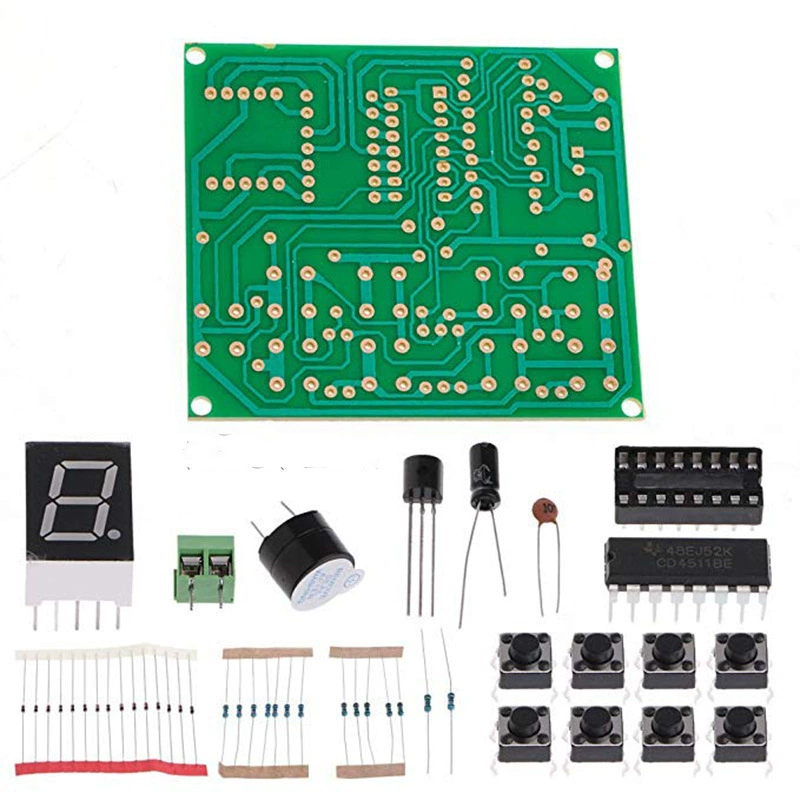 CD4511 8-полосный комплект ответчика с цифровым дисплеем 8-полосные навыки, обучение соревнованиям, детали для самостоятельной сборки