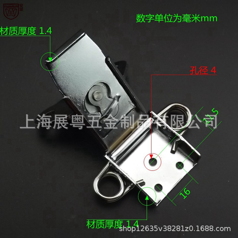 AW mariposa bolsas accesorios de bolsas bloqueo caja de madera hebilla hebilla caja media con hebilla de caja británica hierro cromado