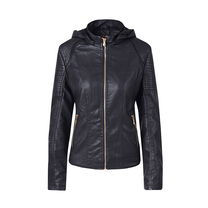 Veste cuir femme en PU - Ref 3447636 Image 1