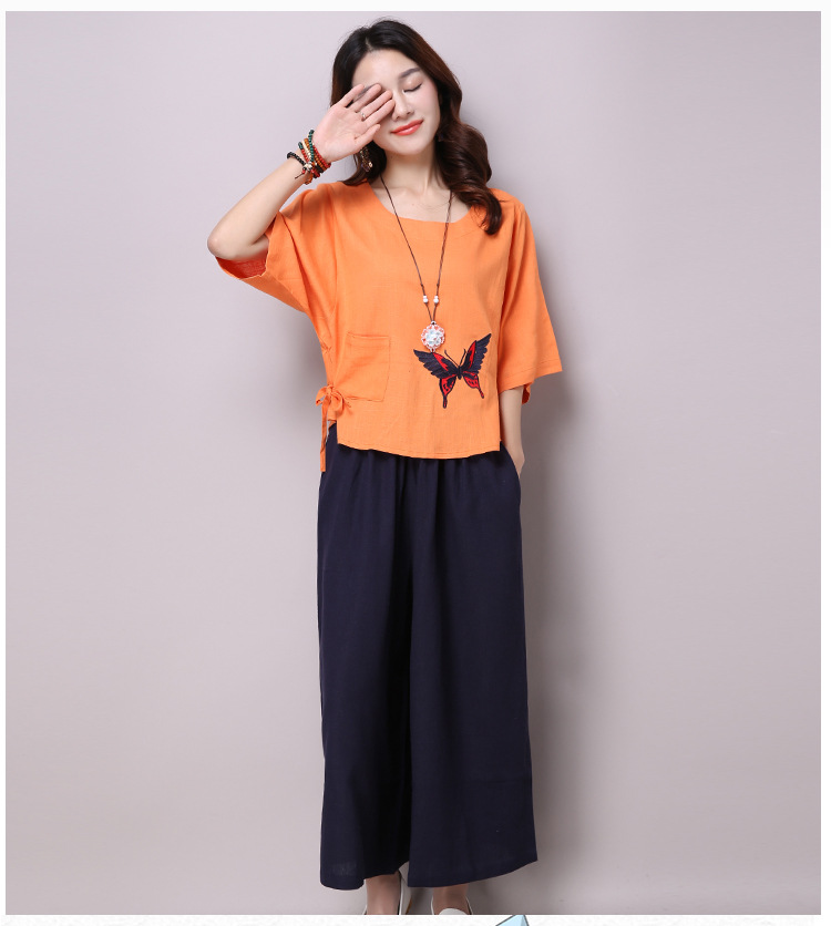 Costume femme en Coton et lin - Ref 3334032 Image 36