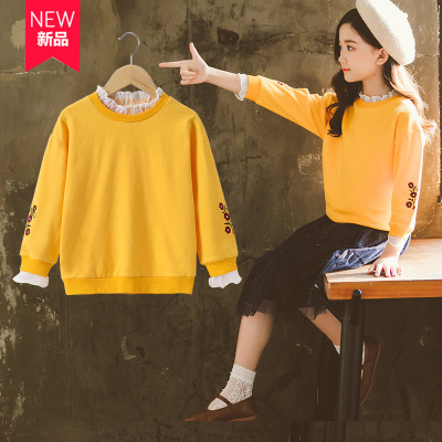 girl Spring and Autumn Sweater 2021 new pattern Korean Edition Autumn Chao Tong CUHK girl Fashionable jacket On behalf of