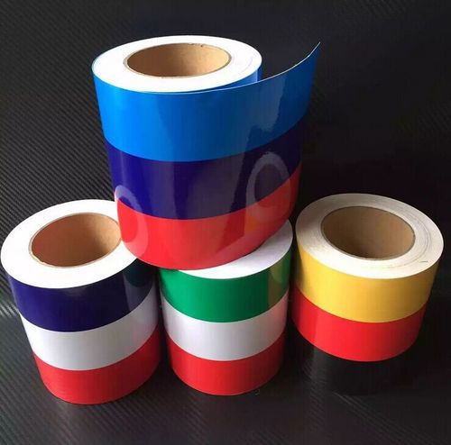 Car Three-Color Stripes Decal Sticker M Germany France Flag Three-Color Hood Decal 15cm