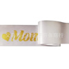 MOM to be newborn party shoulder strap single -layer gold powder printed shoulder strap welcome baby party love etiquette belt