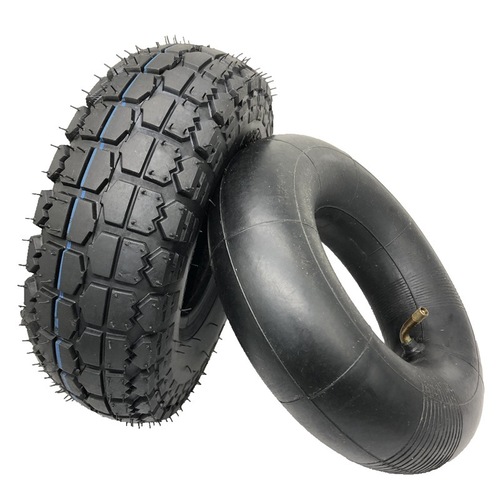 Electric car inner tube 4.10/3.50-4 thickened inner tube 10-inch tire 260x85 inner and outer tube explosion-proof solid tire 