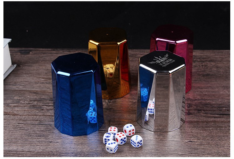 股子股盅色盅搖色子酒吧KTV篩盅直筒塞盅篩盅夜店塞子盅套裝色中