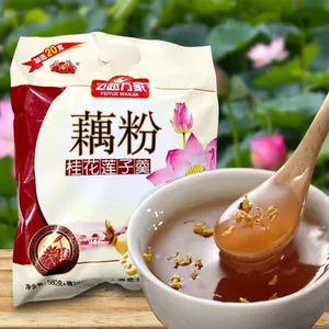 Lotus Croot Soup 570 г/сумка пищевая еда замена красный дата Longan Lotus Crowe Порошок мгновенно и мгновенно съел Sosmanthus Lotus Seed Lotus Croot Powder Soup