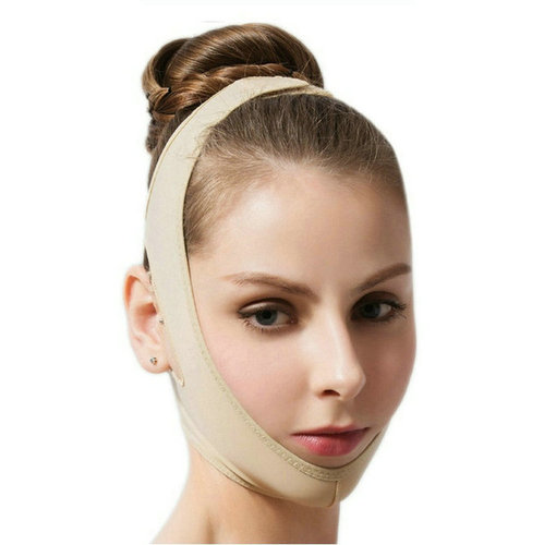 Pressure mask, facial lift, V-face artifact, round face elastic bandage, body shaping and face shaping sleeve after liposuction