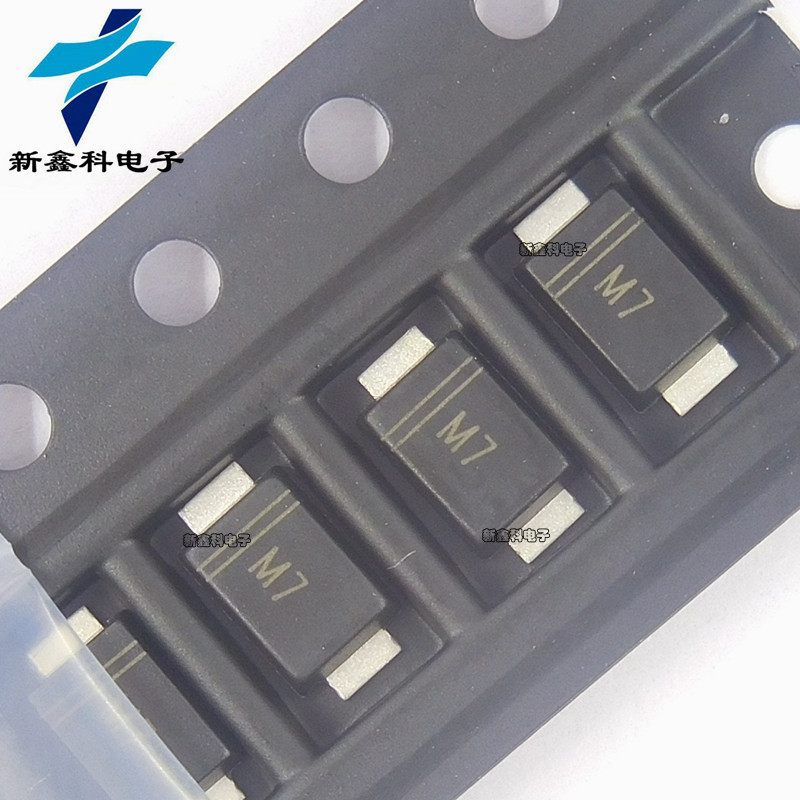 1N4007F 丝印:M7 超薄SMAF 整流二极管 全新现货
