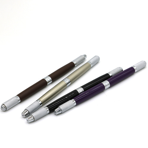 Three-purpose pen for tattoo and embroidery. Multi-functional fogging pen for tattooing and embroidering eyebrows. Matte eyebrow handmade embroidery pen and tattooing knife holder.