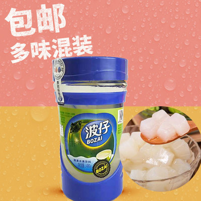 波仔椰果饮料招商代理 水果椰果粒大果肉饮料480g*12瓶整箱优惠