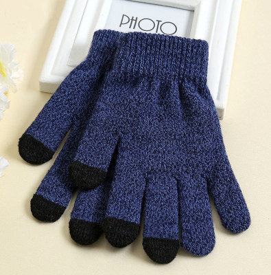new pattern lovers Touch screen knitting glove lady winter fashion keep warm touch screen glove Processing factory