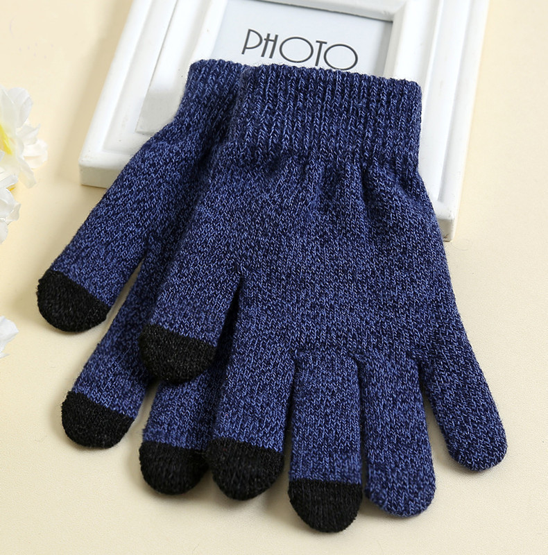 new pattern lovers Touch screen knitting glove lady winter fashion keep warm touch screen glove Processing factory