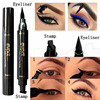 Cross -border dedicated Vietnamese celebrities recommend EVPCT double -headed color wing seal print eyeliner CMAADUDNM