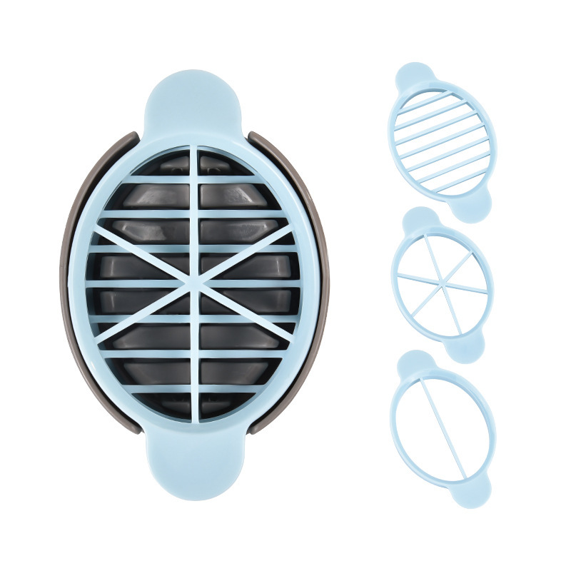 塑料六辧花式皮蛋分割器 切蛋器開蛋器 雞蛋分瓣器切片器