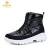 Cross -border public version without bidding, no infringement in winter new snow boots zipper, low help, not slipping, anti -splashing water